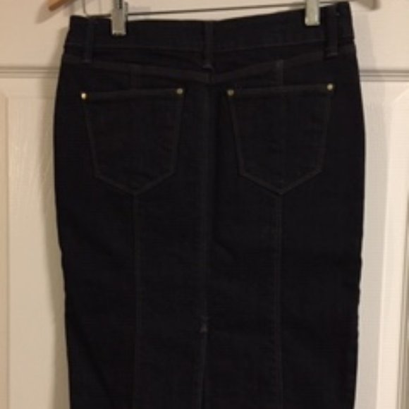Zara Pencil Denim Skirt - Picture 3 of 4